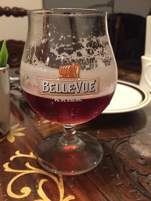 They have Belle Vue Kriek on draft! Definitely a plus at Annam Restaurant in Tokyo