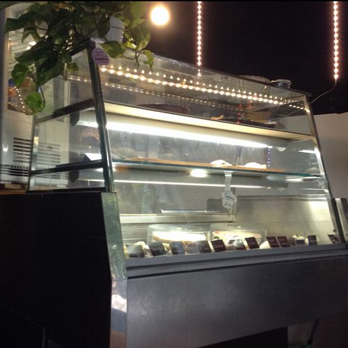 cool counter  at Daniela Bakery in Barcelona