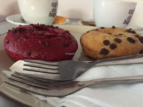 vegan donuts  at Daniela Bakery in Barcelona