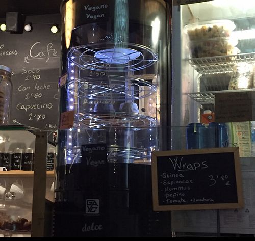 vegan items at Daniela Bakery in Barcelona