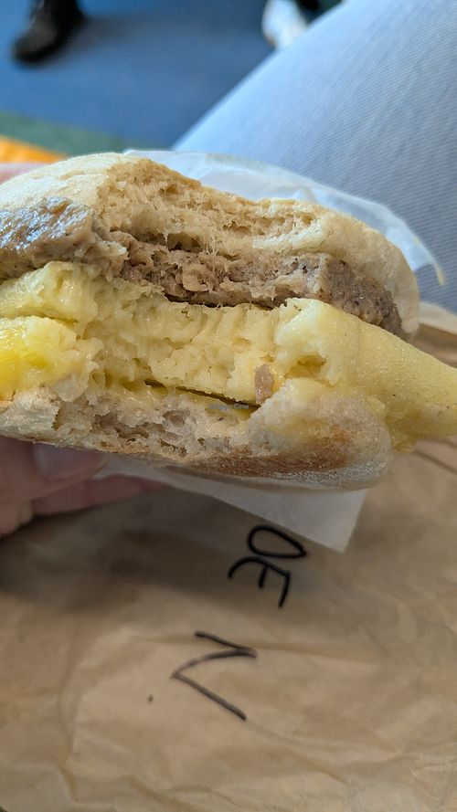 Truly plant-based sandwich at Portland Coffee Roasters Terminal C Kiosk, Portland International Airport (PDX) in Portland