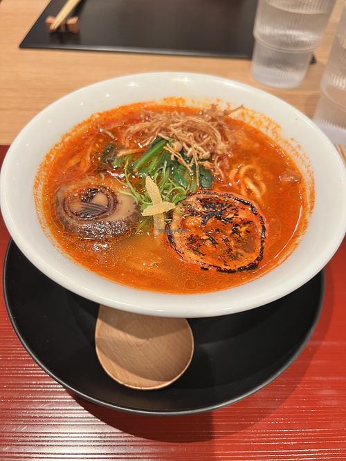 Spicy yuzo shio ramen   at Mensho Ramen in Salt Lake City