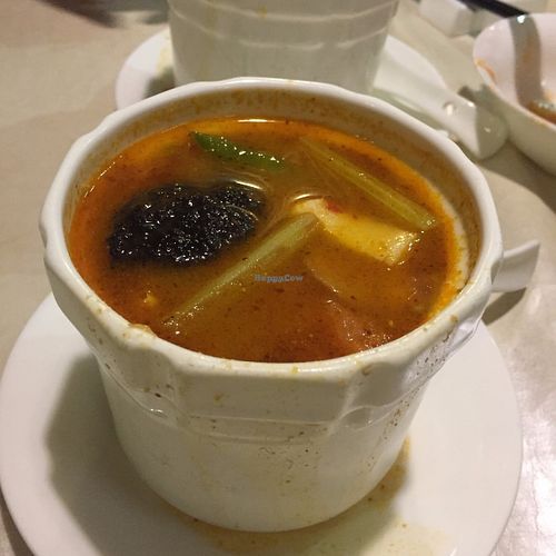Tom Yam Soup at Green Veggie - Sheung Wan in Hong Kong Island