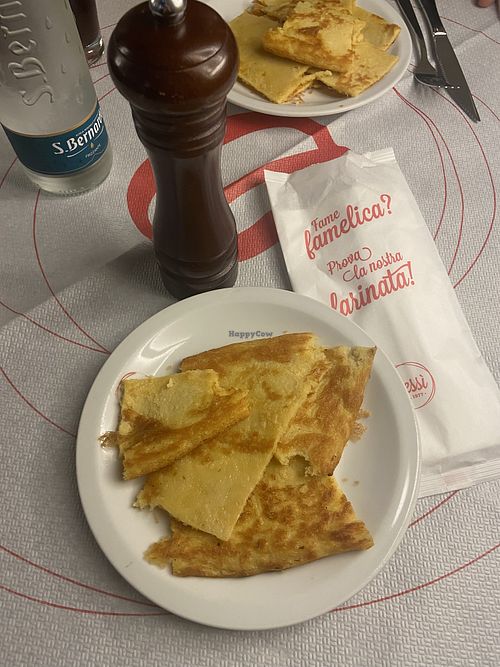 Porzione di farinata  at Dessì in Turin