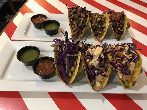 Tacos at The Vegetable Hunter Cafe and Boutique Brewery in Harrisburg