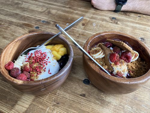 Wildflour Granola Bowl  & The Biscoff Boul   at Soul Boul in Waikato Region