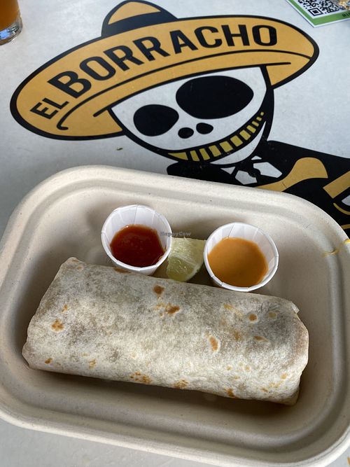 Beefy chipotle potato Shorty￼ at El Borracho - Pike Place Market in Seattle