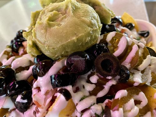 nachos!!!  at El Borracho - Pike Place Market in Seattle