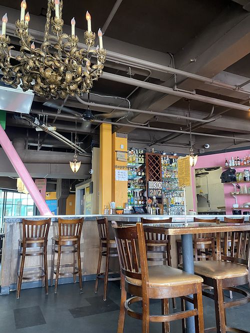 Interior Top Seating Area (Dusty Chandelier)  at El Borracho - Pike Place Market in Seattle
