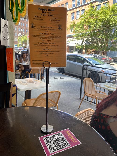Happy Hour Specials (Not Available on QR Menu)  at El Borracho - Pike Place Market in Seattle