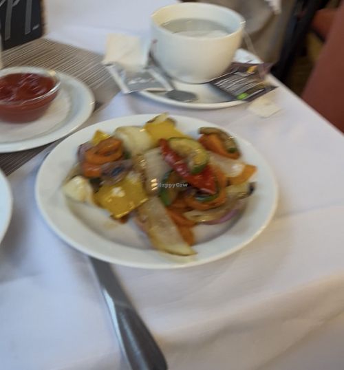 Grilled vegetables  at Restaurace Diana in Karlovarský Kraj