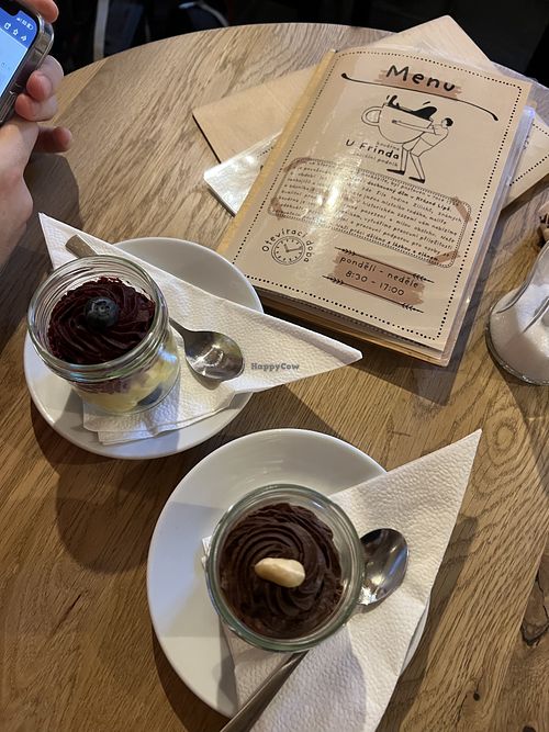 Vegan raw desserts   at Kavárna U Frinda in Krasna Lipa