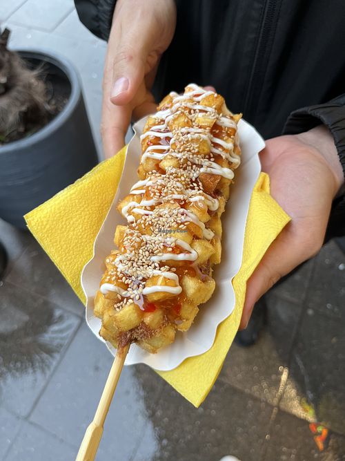 Vegan corn dog   at Basak Korean Corndogs in Hessen