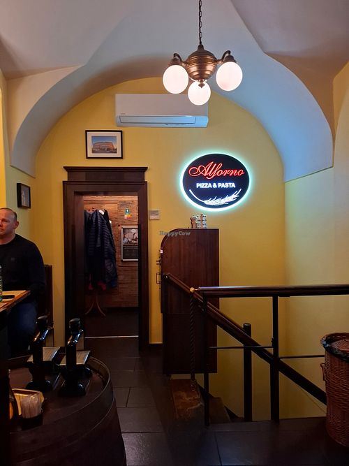 Stairway at Alforno Focacceria Široká in Hlavní Město Praha