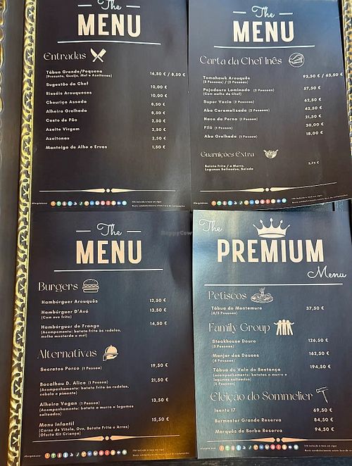 Tasquinha menu   at Tasquinha Do Amado in Viseu