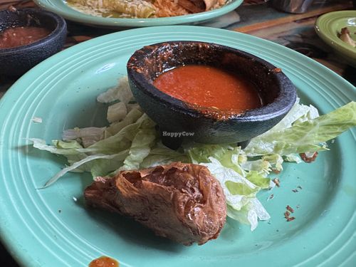 Vegan wings with diabla saucee  at Sonora Cantina in Big Bear Lake