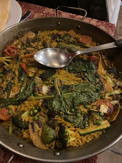 Paella di verduras   at La Paella in Piemonte