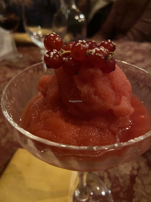 Sorbetto melograno   at La Paella in Piemonte