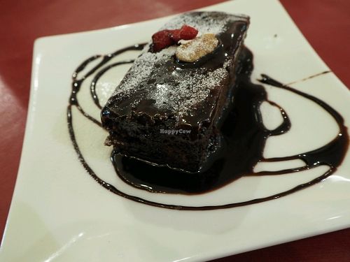 chocolate cake  at Art Cafe ELK in Hiroshima