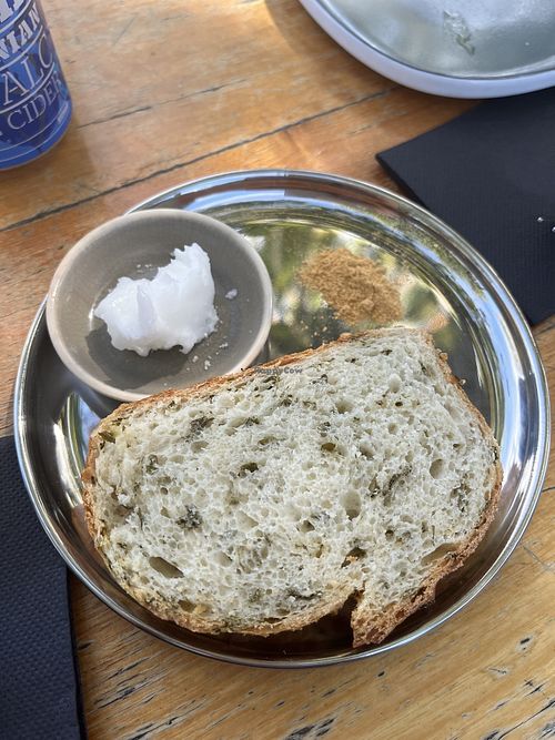 Missi bread. You need to request the vegan version. at The Branch in Swansea