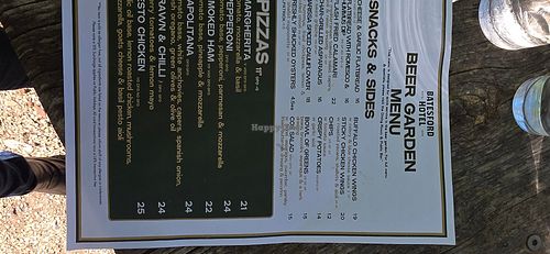 Menu as at 1 Nov 2025 at Batesford Hotel in Greater Geelong City