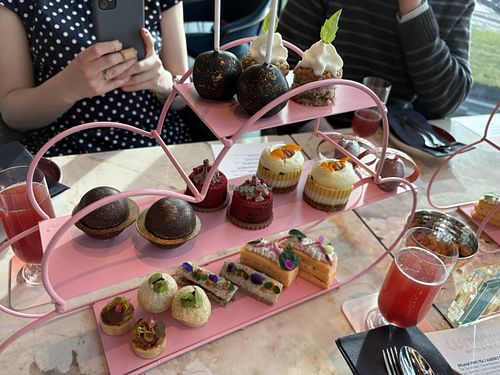 Vegan afternoon tea  at luminair in Amsterdam