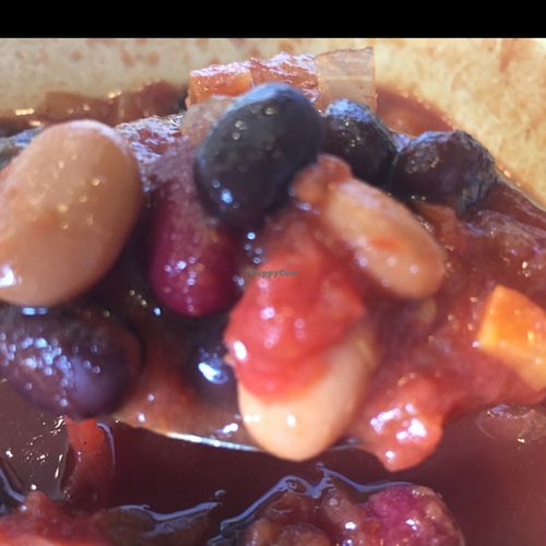 Vegan Chili at OTB Delight Cafe in Wesley Chapel
