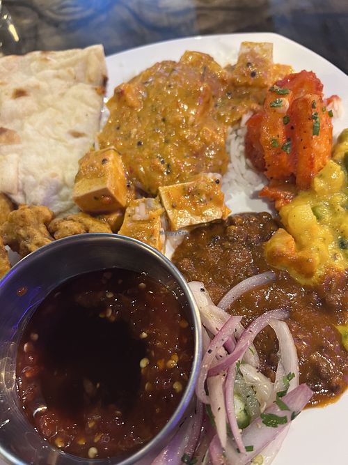 Lunch buffet with a tofu dish!!  at India House in Spokane