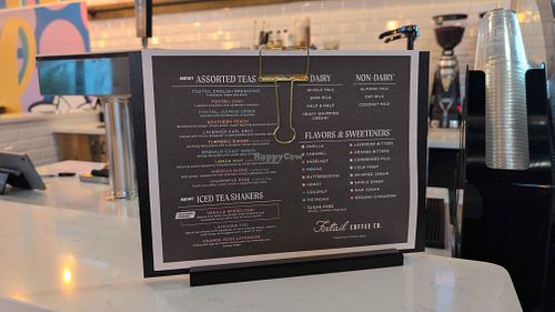 Menu at Foxtail Coffee - Murray Hill in Jacksonville