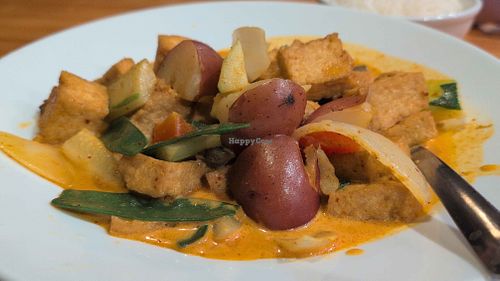 Yellow curry at wild ginger in Palm Coast