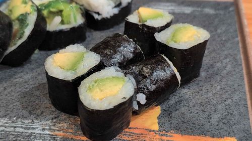 Avocado roll at wild ginger in Palm Coast