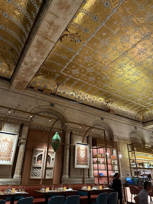Magnificent interior    at Masala Zone Piccadilly Circus in London