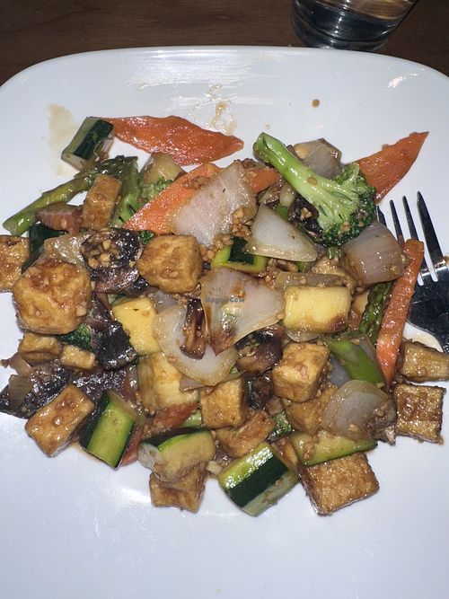 Tofu and Vegetable Hibachii  at Niki Asian Cuisine in Madison