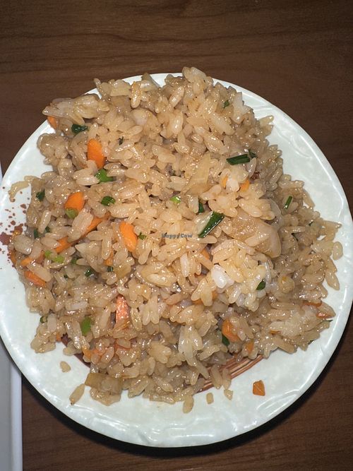 Hibachi Fried Rice (ask for no egg and only oil and soy sauce. Check if teriyaki sauce is vegan).  at Niki Asian Cuisine in Madison