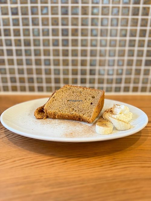 平飼い卵と米粉のシフォンケーキ　キヌアコーヒー味 at Quinoa Kitchen - キヌアキッチン in Yamanashi