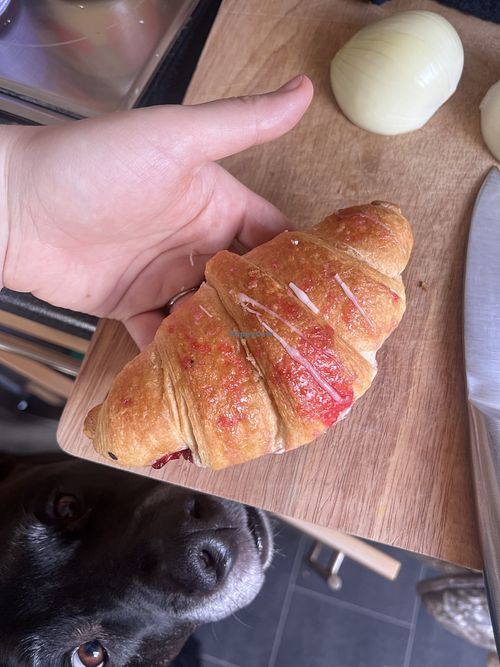 Vegan blueberry croissant   at The Oak Bakery in Hastings