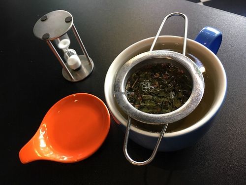 Green Raspberry Tea at Leaf Teahouse in Boise