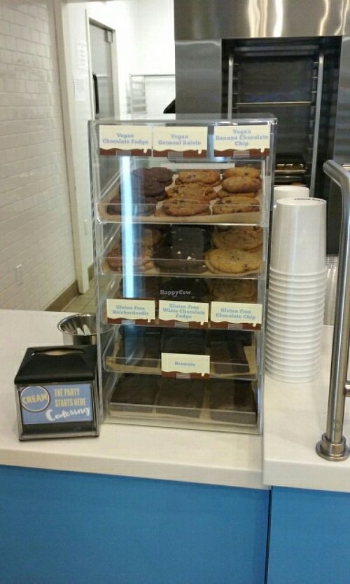 cookie options with a few vegan options at CREAM in San Mateo