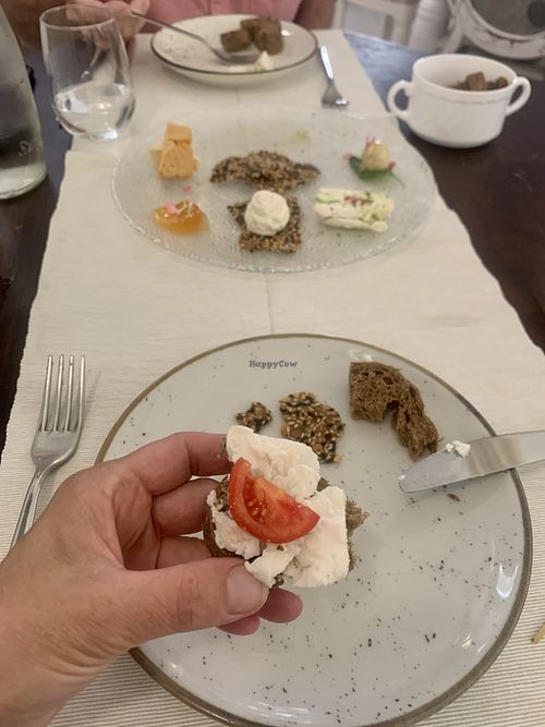 I didn’t want to share! The cheese is housemade & extraordinary.  at Moon in Siracusa