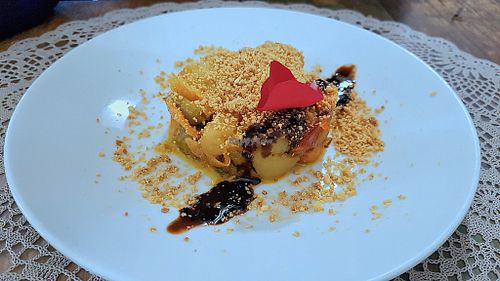 Apple caponata at Moon in Siracusa