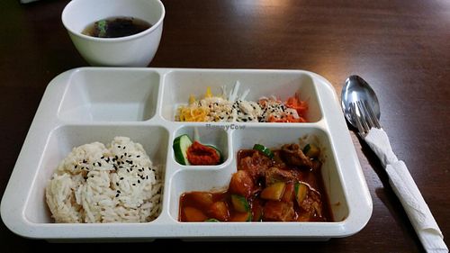 Bento set lunch at Yuan Xin Organic Zone in Bukit Mertajam