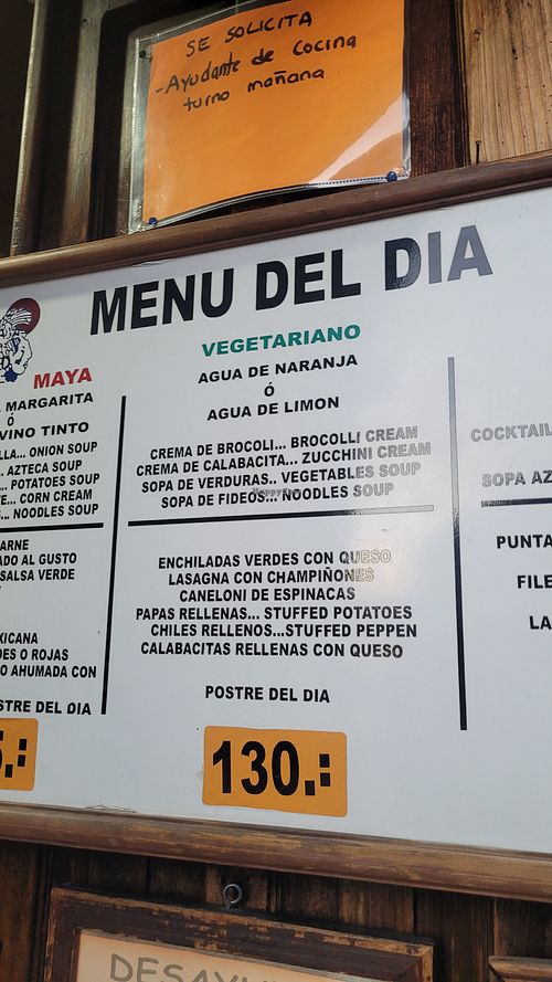  at Maya Pakal Restaurant in Chiapas