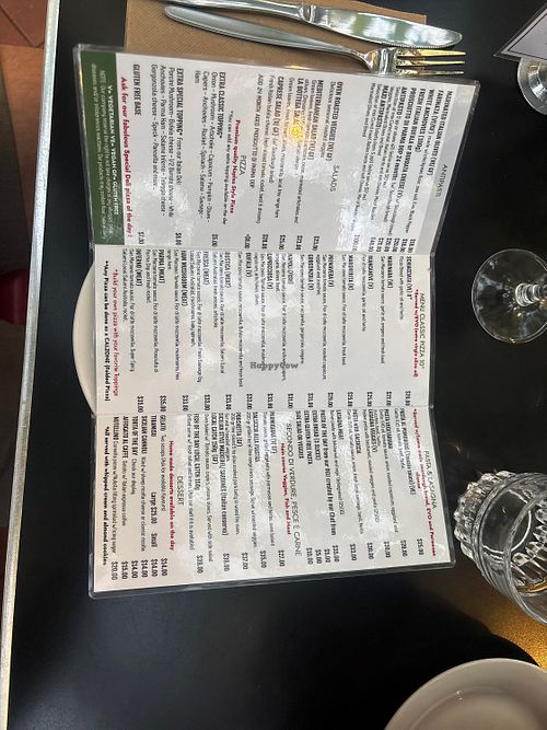 Some vegetarian options can be made vegan also  at La Bottega Byron Bay in Byron Bay