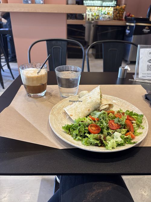 Vegan tortilla  at 1866 Street Coffee Bar in Crete