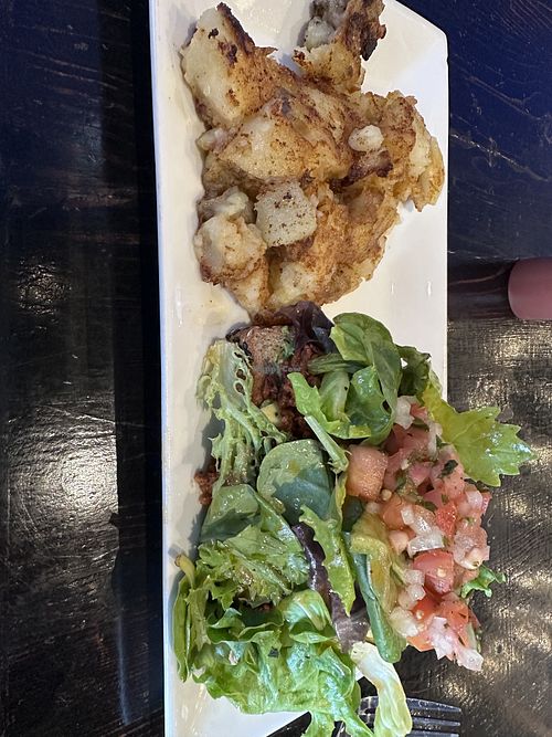 Vegan chorizo made from soy  at Mugs on Main in Riverhead