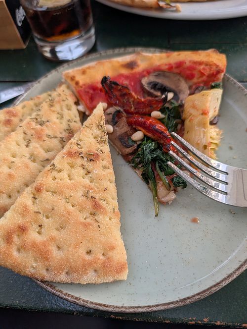Focaccia romana at La Piazza Verde in Zuid-holland