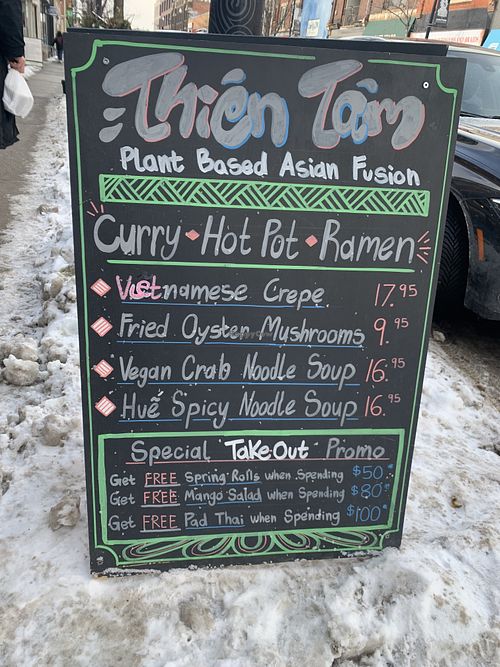 Specials  at Thien Tam Asia Vegan & Vegetarian Restaurant in Toronto