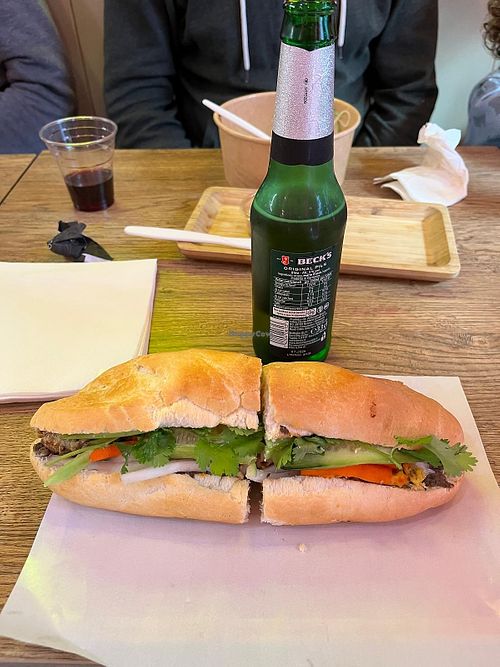 Tofu cake and mushroom sandwich at VietGnam® Milano - 100% Vietnamese street food in Milan
