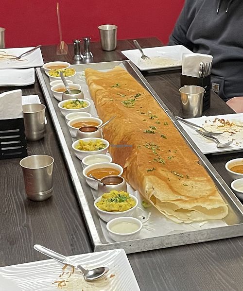 4 ft dosa!  at Sankalp Hamilton in Hamilton