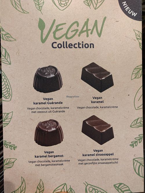 Vegan bonbons at Leonidas in Zuid-holland
